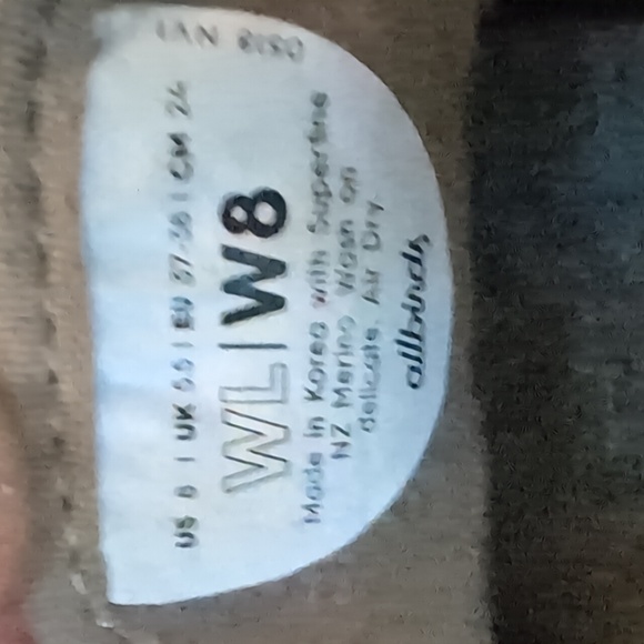 allbirds Wool Loungers Women's Sz 8 Tan - Picture 7 of 7